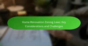 Lois de Zonage pour la Rénovation de Maison : Considérations Clés et Défis